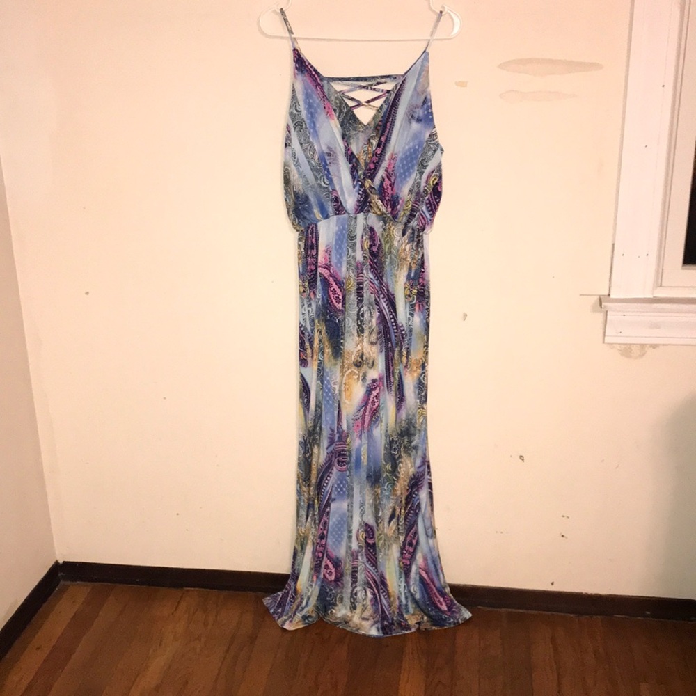 Lady’s long dress